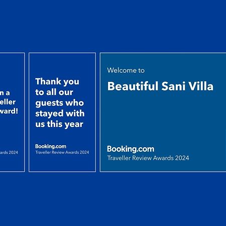 Beautiful Sani Villa מראה חיצוני תמונה